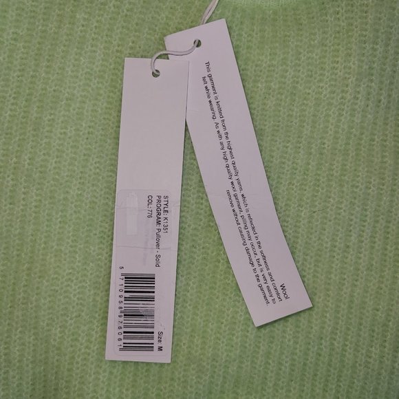 NWT Ganni Soft Wool Alpaca Knit Sweater Size Medium - Picture 6 of 11